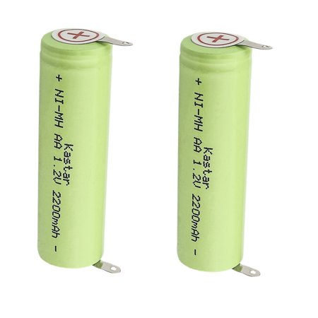 Kastar 2-Pack 1.2V 2200MAh Ni-MH Battery Compatible with Braun 6550 7497 7540 7546 7640 7650 7790 8970 8975 8985 8986 8987 8990 8991 8995 EP100 EP50 E