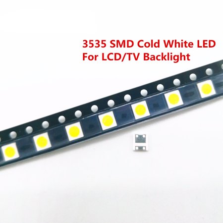 LED TV Backlight Strip 50 Pcs Diodes TV Backlight 1W 3V 3535 SMD LED Televisao Cold White Backlit LCD Backlight for TV TV Accent Lighting to Reduce Ey