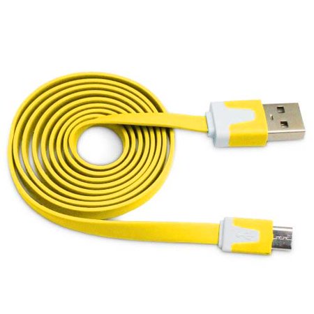 Importer520 Yellow 1.8m 6 Ft (Extra Long) Micro USB Data Sync Charger Cable ForHTC?Windows Phone 8X HTC 6990 HTC Zenith(at & T  T Mobile  Verizon)