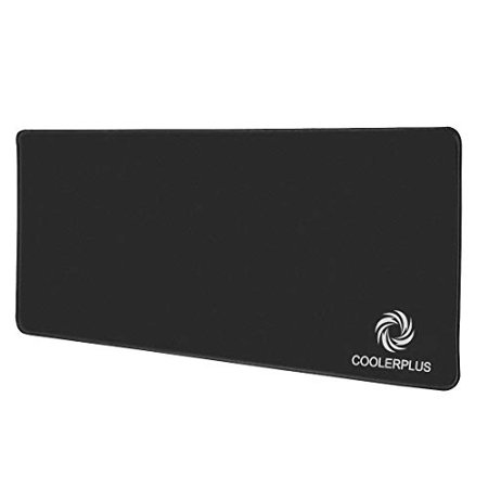 Coolerplus Extended Gaming Mouse Pad with Stitched Edges  Non Slip Base Desk Mouse Pad  Water Proof Textured for Gaming  Office and Home Use  (X-Large