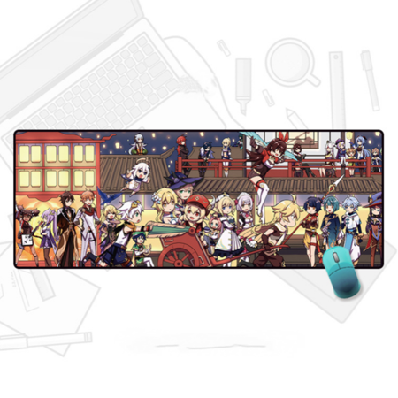 Large Mouse Pad  Extended Gaming Mouse Pad Mat with Non-Slip Base Stitched Mousepad  80×30cm-YS--07