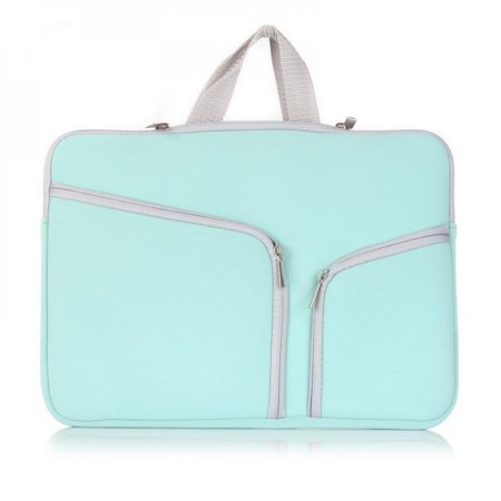 MEROTABLE for MacBook 13.3 Laptop Case Carry Bag for MacBook Samsung Chromebook HP Acer Lenovo Light Blue