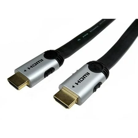 Cables Unlimited Pcm-2292-01m Factory Re-certified Ultraflat High Speed Hdmi Cables for 3D   4k and Audio Return ( 1 Meter   Black )
