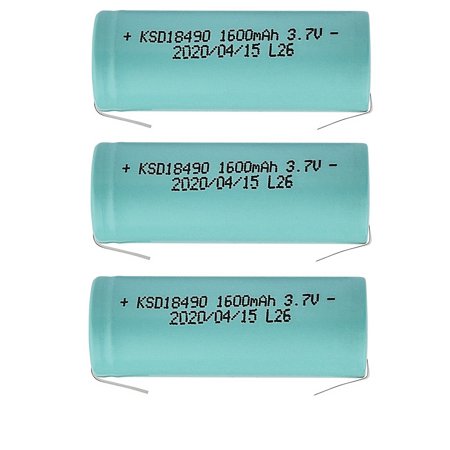 Kastar 3 Pcs Li-ion Battery Replacement for PHILIP Braun 720  760  790  760CC  790CC  799CC  5671  5673  5675  9565  9585  9585CC  9785  9595CC  9795 