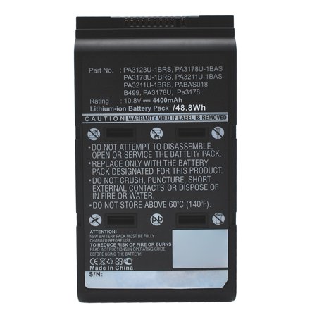 Synergy Digital Laptop Battery  Compatible with Toshiba Satellite 5105-S688 Laptop  (Li-ion  10.8V  4400mAh) Ultra High Capacity  Replacement for Tosh