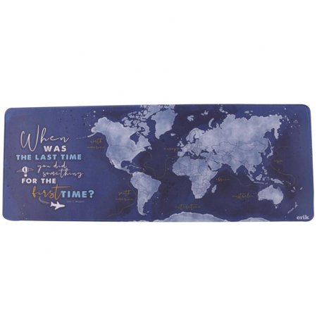 Map Gaming Mouse Pad  Extended Mouse Pad  XXL Large Big Computer Keyboard Mouse Mat Desk Pad with Non-Slip Base and Stitched Edge for Home Office Gami