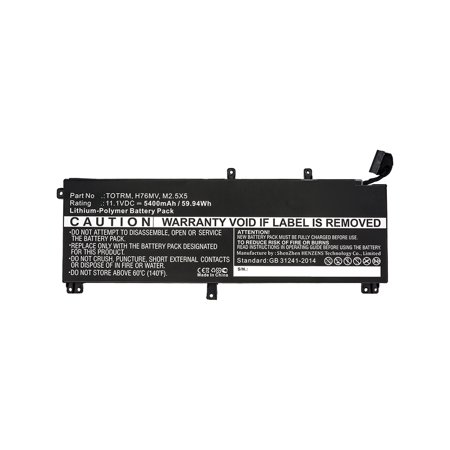 Synergy Digital Laptop Battery  Compatible with Dell XPS 15D-4723 Laptop  (Li-Pol  11.1V  5400mAh) Ultra High Capacity  Replacement for Dell 07D1WJ  0