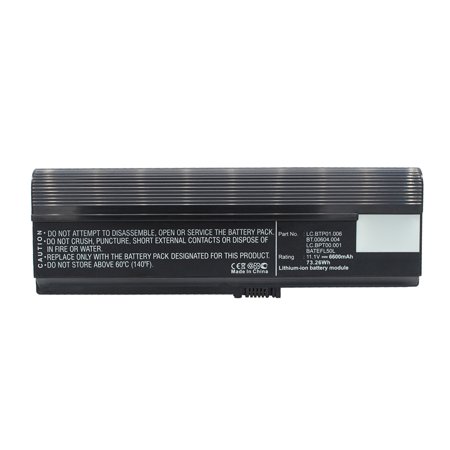 Synergy Digital Laptop Battery  Compatible with Acer TravelMate 3260-4542 Laptop  (Li-ion  11.1V  6600mAh) Ultra High Capacity  Replacement for Acer B