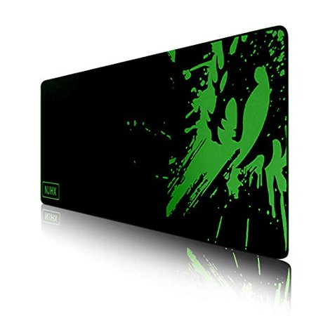Large Gaming Mouse Pad- Waterproof Extended Mouse Mat with Non-Slip Rubber Base and Stitched Edges