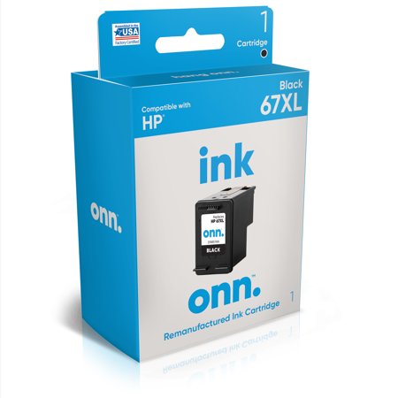 Onn 67XL HP High-Yield Ink Cartridge  Black - Durable
