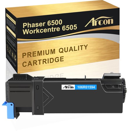 Arcon 1-Pack Compatible Toner Replacement for Xerox 106R01594 Phaser 6500 6500N 6500DN WorkCentre 6505 Printers (Cyan)