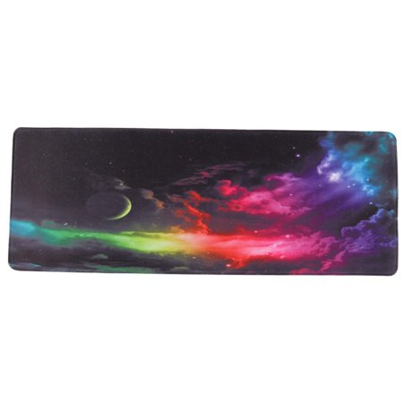 Ame Gaming Mouse Pad Extended Mouse Pad  XXL Large Big Computer Keyboard Mouse Mat Desk Pad with Non-Slip Base and Stitched Edge for Home Office Gamin
