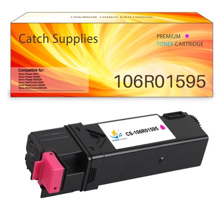 Catch Supplies 1-Pack Compatible Toner for Xerox 106R01597 Work with Phaser 6500 6500N 6500DN WorkCentre 6505 6505N 6505DN Printer Ink (Magenta)