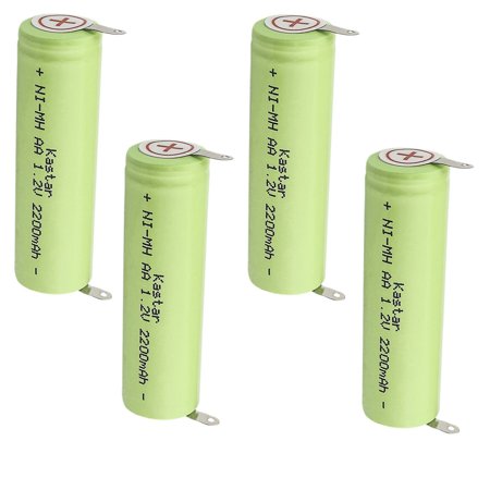 Kastar 4-Pack 1.2V 2200MAh Ni-MH Battery Compatible with Braun 6550 7497 7540 7546 7640 7650 7790 8970 8975 8985 8986 8987 8990 8991 8995 EP100 EP50 E
