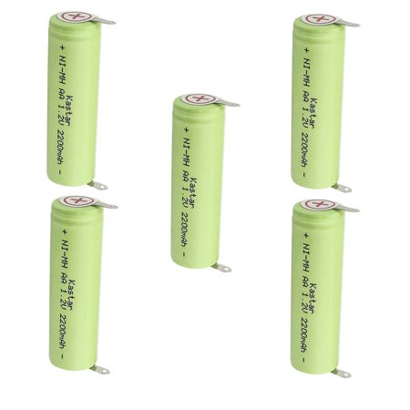 Kastar 5-Pack 1.2V 2200MAh Ni-MH Battery Compatible with Grundig 8825 8835 8875 G7585 G8234 G8235 G8261 G8264 G8265 G8267 G9000 G9000S Philips 4222036
