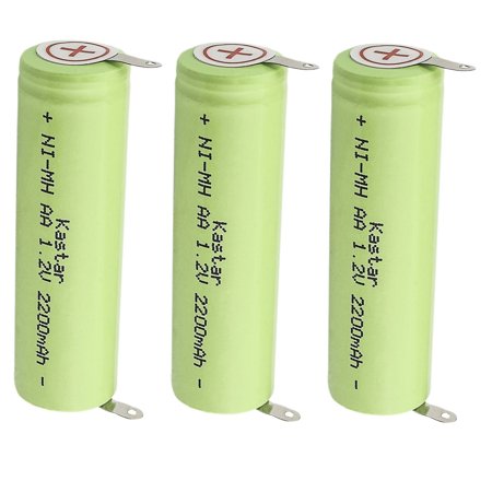 Kastar 3-Pack 1.2V 2200MAh Ni-MH Battery Compatible with Grundig 8825 8835 8875 G7585 G8234 G8235 G8261 G8264 G8265 G8267 G9000 G9000S Philips 4222036