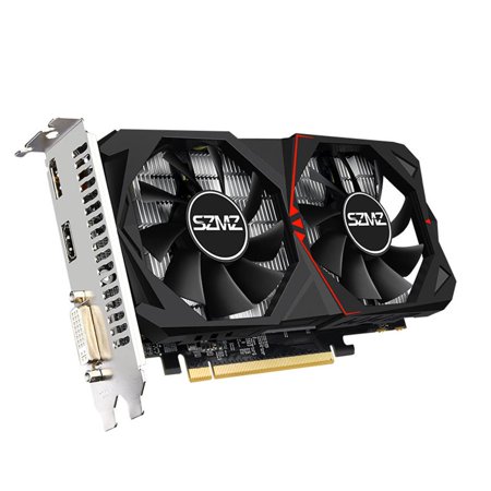 Graphics Card  Graphics Card  RTX GXT 128  Bit with Two Axial Fans Cooling Active Fan Control Freeze Fan for Gaming Computers 1190/1253 MHz - 4GB