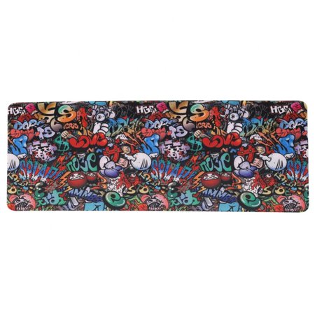 Large Gaming Office Mouse Pad - Rubber Base Non-Slip Mousepad Large Extended Mouse Mat with Stitched Edges Waterproof Mouse Pad for Game Players Offic