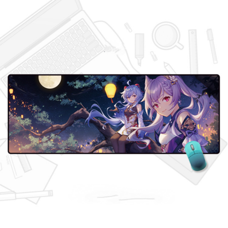 Large Mouse Pad  Extended Gaming Mouse Pad Mat with Non-Slip Base Stitched Mousepad  80×30cm-YS--31