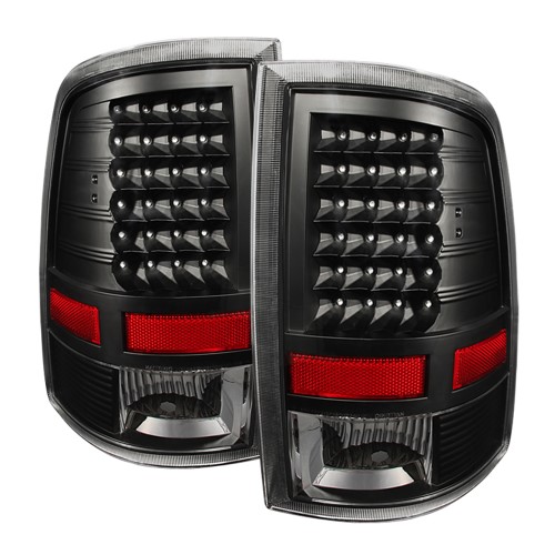 BlacK 2009-2017 Dodge Ram 1500 2010-2017 2500/3500 Truck LED Tail Lights Taillamps 2010 2011 2012 2013 2014 2015 2016 09 10 11 12 13 14 15 16 17
