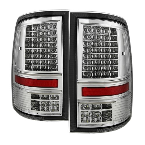 2009-2017 Dodge Ram 1500 10-17 2500 3500 C Strip Full LED Rear Tail Lights Lamps 2010 2011 2012 2013 2014 2015 2016 09 10 11 12 13 14 15 16 17