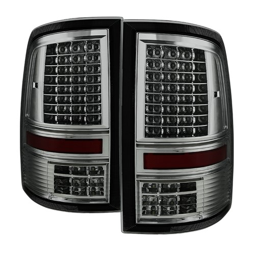 Smoke 2009-2017 Dodge Ram 1500 2500 3500 Pickup Full LED Tail Lights Brake Lamps 2010 2011 2012 2013 2014 2015 2016 09 10 11 12 13 14 15 16 17
