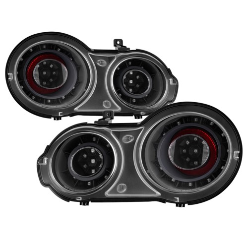 Black for 2009-2017 GT-R R35 SpecV LED Tail Lights Brake Lamps 09-17 Left+Right