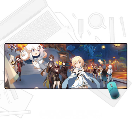 Large Mouse Pad  Extended Gaming Mouse Pad Mat with Non-Slip Base Stitched Mousepad  80×30cm-YS--13