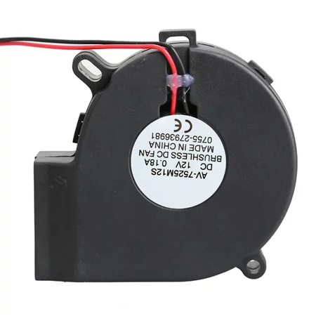 Brushless DC Cooling Blower Fan Sleeve-bearing 7525S 12V 0.18A 75x33mm