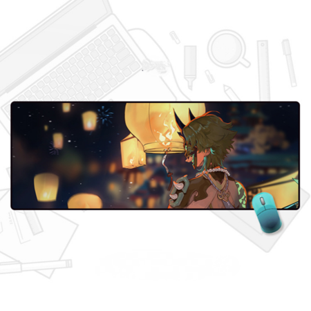 Large Mouse Pad  Extended Gaming Mouse Pad Mat with Non-Slip Base Stitched Mousepad  80×30cm-YS--30