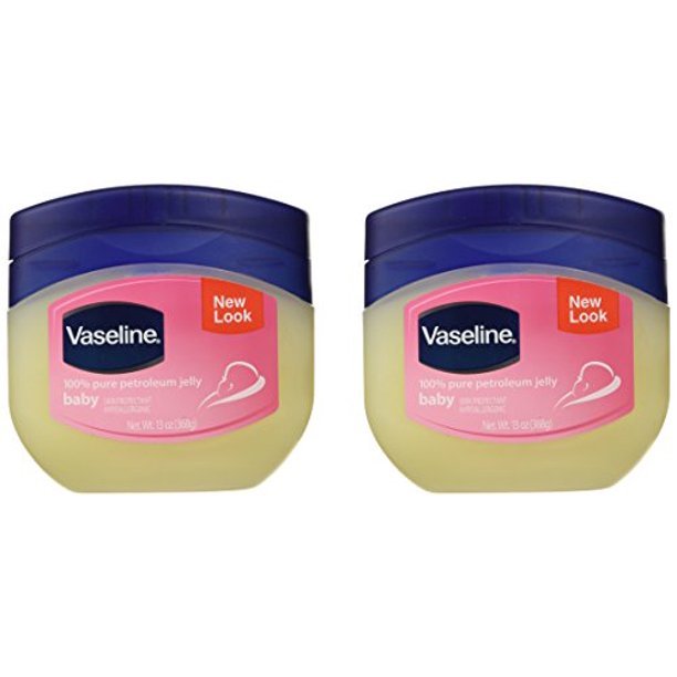 Vaseline Baby Nursery Petroleum Jelly 100% Pure  13 Oz Pack of 2