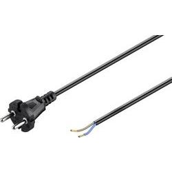 Wentronic Goobay Universal Staubsauger Anschlusskabel, 10 M, - Konturenstecker (Typ C, CEE 7/17) > Lose Kabelenden (58914)