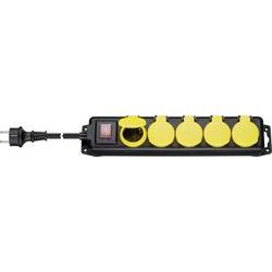 Wentronic Goobay - Verlängerungsschnur - Wechselstrom 230 V - 3680 Watt - Eingabe, Eingang Typ F - Ausgangsanschlüsse: 5 (5 X Stecker CEE 7/4) - 3,0