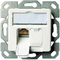 Telegärtner Cable Duct Mounting Cat.6 Socket-outlet White
