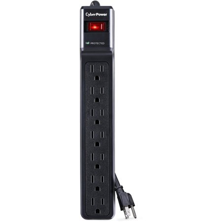 CyberPower CSB7012 Essential 7-Outlets Surge Suppressor with 1500 (Refurbished)