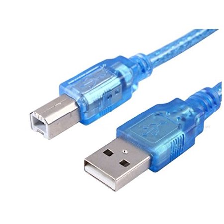 3ft USB Cable for: Epson WorkForce WF-2540 Wireless All-in-One Color Inkjet Printer  Copier  Scanner ADF  Fax   Blue