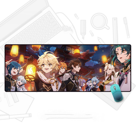Large Mouse Pad  Extended Gaming Mouse Pad Mat with Non-Slip Base Stitched Mousepad  80×30cm-YS--29