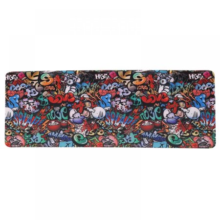 Large Gaming Mouse Pad with Stitched Edges  Extended Mousepad with Superior Micro-Weave Cloth  Non-Slip Base  Water Resist Keyboard Pad  Desk Mat for 