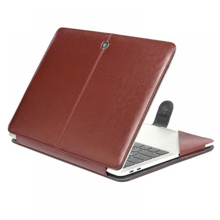 Satori for MacBook Air A2337/2338/2179/1932/2251/2289 13.3 Inch Case PU Leather Carrying Book Folio Protective Stand