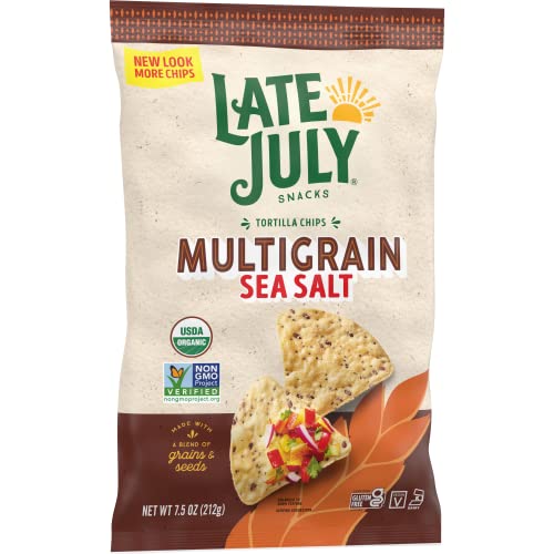 Late July Organic Multigrain Tortilla Chips Sea Salt 7.5 Oz thumbnail