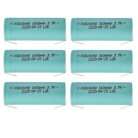 Kastar 6 Pcs Li-ion Battery Replacement for PHILIP Braun 720  760  790  760CC  790CC  799CC  5671  5673  5675  9565  9585  9585CC  9785  9595CC  9795 
