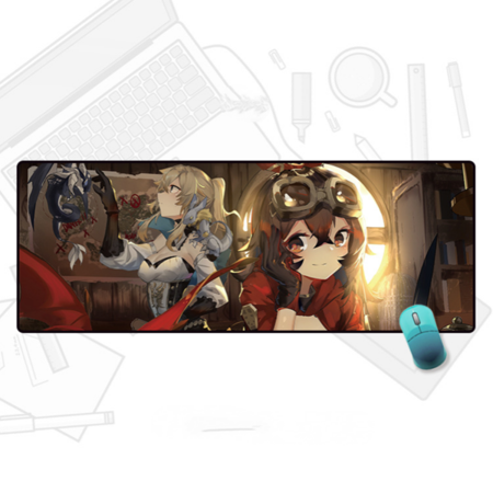 Large Mouse Pad  Extended Gaming Mouse Pad Mat with Non-Slip Base Stitched Mousepad  80×30cm-YS--26