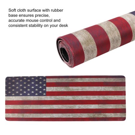 Leonard Larger Gaming Mouse Pad  Durable Extended Large Desk Mat with Stitched Edges  Premium-Textured Cloth Mouse Mat Non-Slip Base Waterproof Desk M