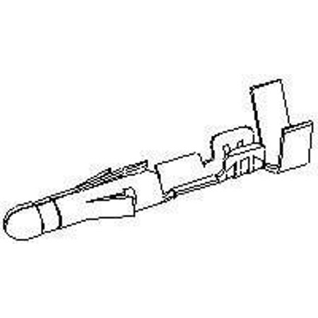 Pin & Socket Connectors CRIMP PIN BULK 14-20 (10 Pieces) - 02-09-2103