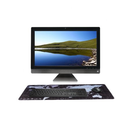Extended Mouse Pad Map Gaming Mouse Pad  XXL Large Big Computer Keyboard Mouse Mat Desk Pad with Non-Slip Base and Stitched Edge for Home Office Gamin