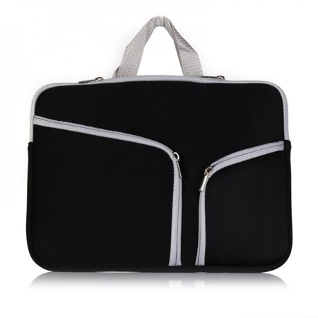 MEROTABLE for MacBook 13.3 Laptop Case Carry Bag for MacBook Samsung Chromebook HP Acer Lenovo Black