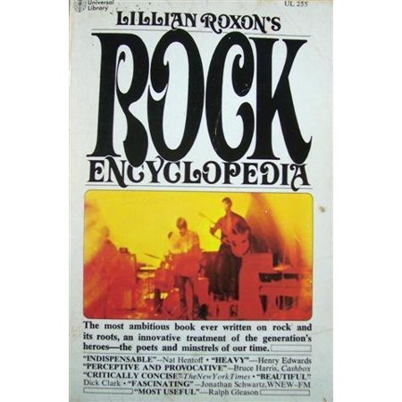 Lillian Roxons Rock Encyclopedia the Universal Library  0255   Pre-Owned Paperback 0448002558 9780448002552 Lillian Roxon