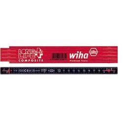 Wiha 37067 LongLife Plus Composite Folding Ruler 2m
