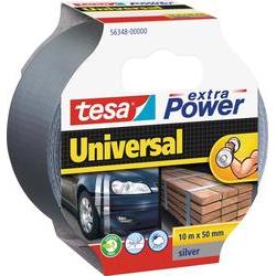 Tesa 56348-00000-06 Extra Power Cloth Tape Silver 10m X 50mm Weath