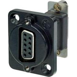 Neutrik NADB9FF-B Adapter D-Sub 9-pin to 9-pin Socket for Audio Ne
